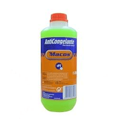 Anticongelante Verde 12% -6ºC 1 Litro Macos
