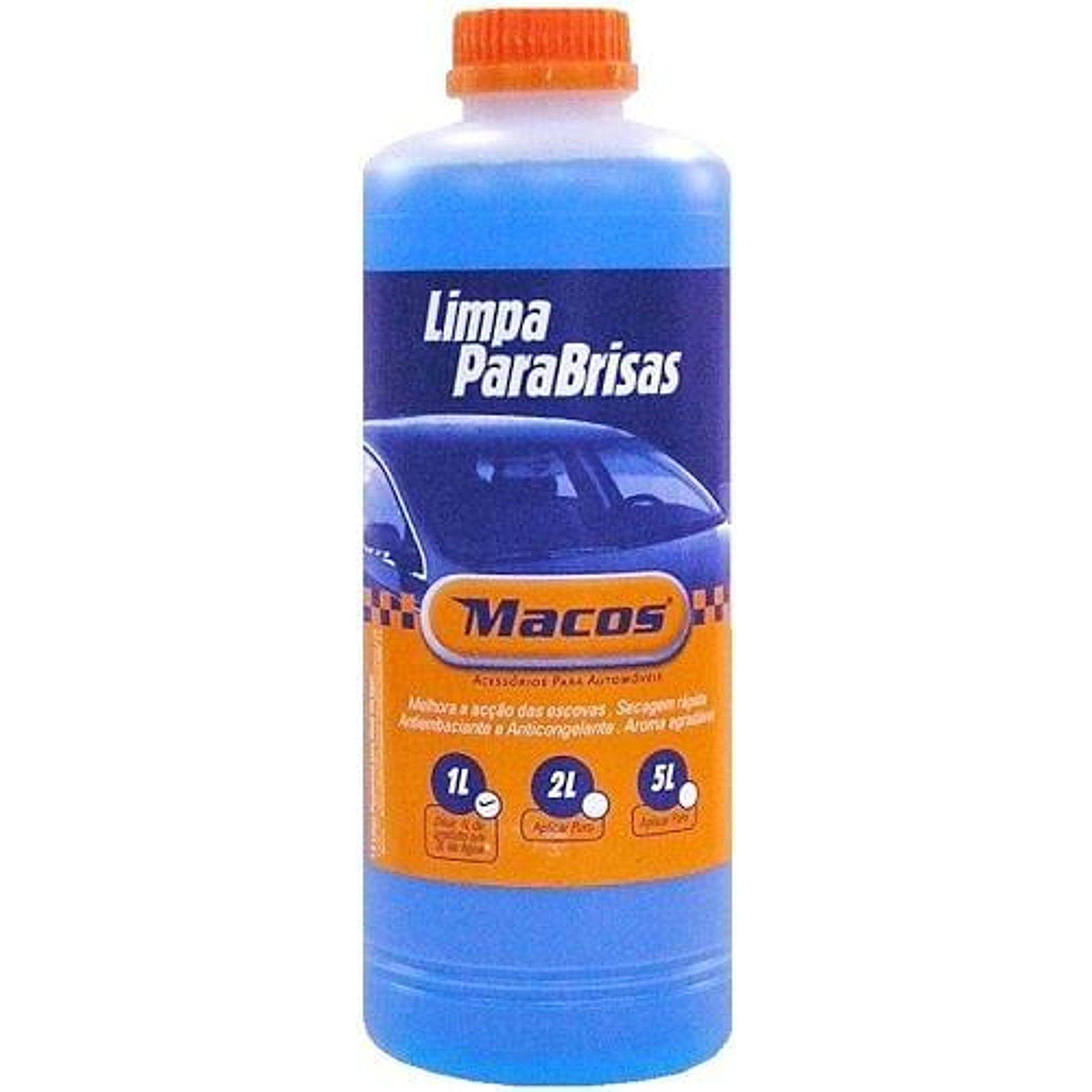 Limpa Pára-Brisas Concentrado Azul 1L Macos