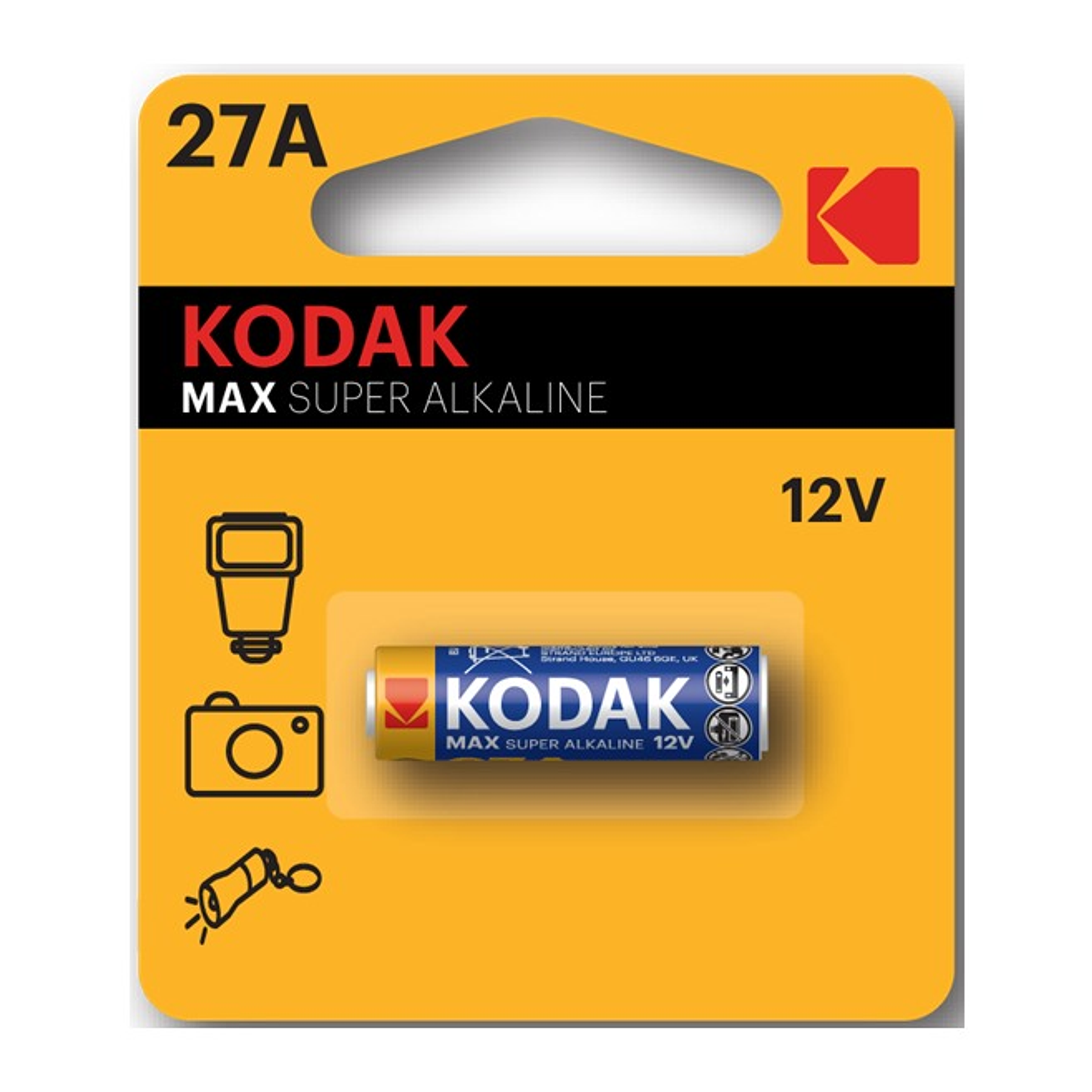 Pilha Kodak Ultra Alcalina 27A 12V
