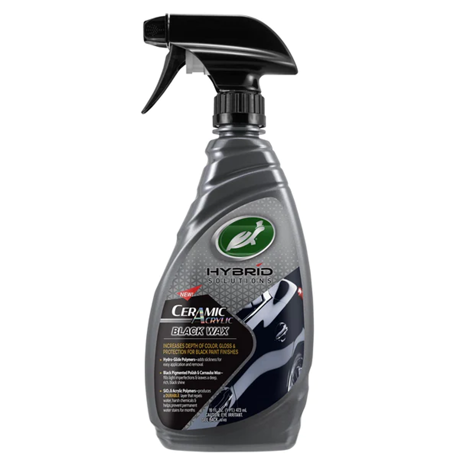 Cera Líquida Hybrid Solutions Ceramic Acrylic Black 500 ml Turtle Wax