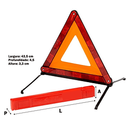 Triângulo de Pré-Sinalização Compacto