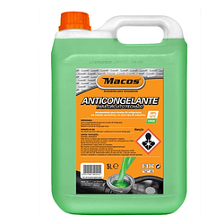 Anticongelante Verde 20% -12ºC 5 Litros Macos