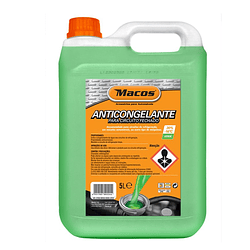 Anticongelante Verde 30% -16ºC 5 Litros Macos