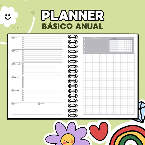 Planner Clásico Anual Personalizado 7