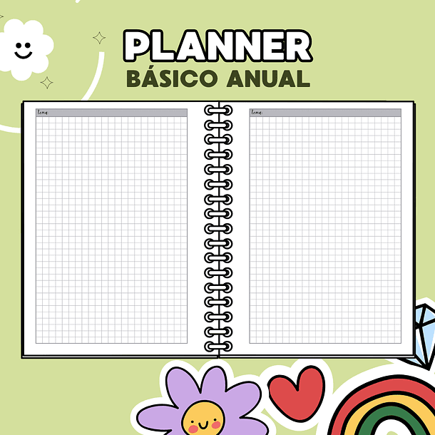 Planner Clásico Anual Personalizado 8
