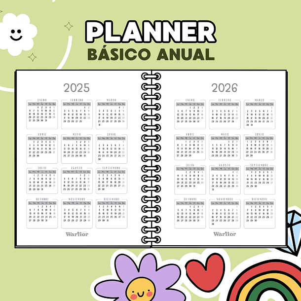 Planner Clásico Anual Personalizado 4