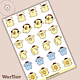 Lámina de stickers Pompompurin Vibes