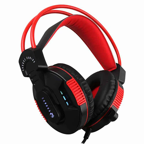 Kit 2 en 1 Kronos Revenge, Teclado RGB + Audífonos Led, 3.5mm + USB