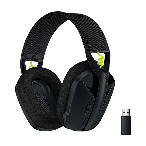 Audífonos Gamer Inalámbricos Logitech G435 (Dongle USB, Bluetooth) - Negro