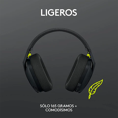 Audífonos Gamer Inalámbricos Logitech G435 (Dongle USB, Bluetooth) - Negro