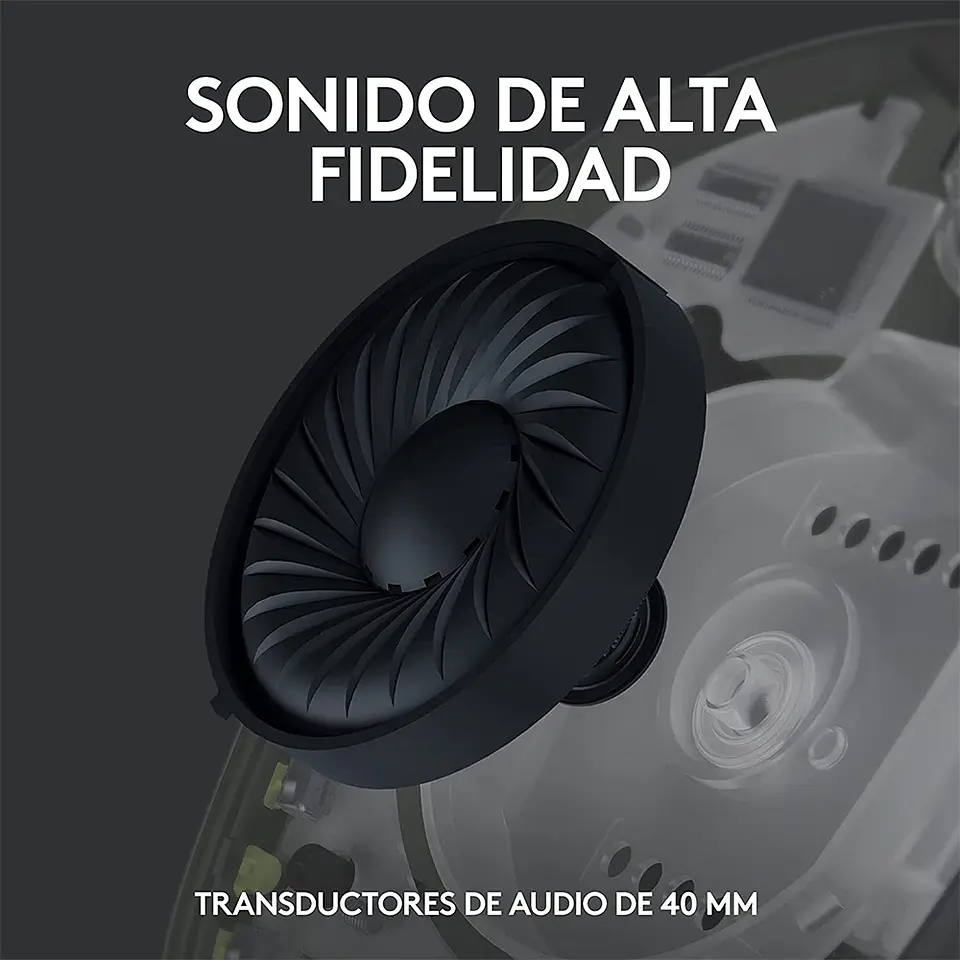 Audífonos Gamer Inalámbricos Logitech G435 (Dongle USB, Bluetooth) - Negro 3