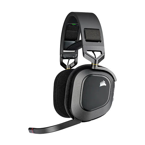 Audífonos Wireless Premium Gamer Corsair HS80 RGB, Carbón