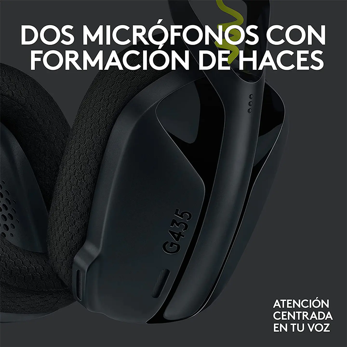 Audífonos Gamer Inalámbricos Logitech G435 (Dongle USB, Bluetooth) - Negro 5