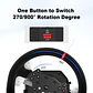 Volante Racing Universal PXN-V10, con Pedales, Incluye Shifter, Force Feedback - thumbnail 7