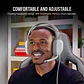 Audífonos Gamer Corsair HS80 RGB Dolby Audio 7.1 USB, Blanco - thumbnail 4