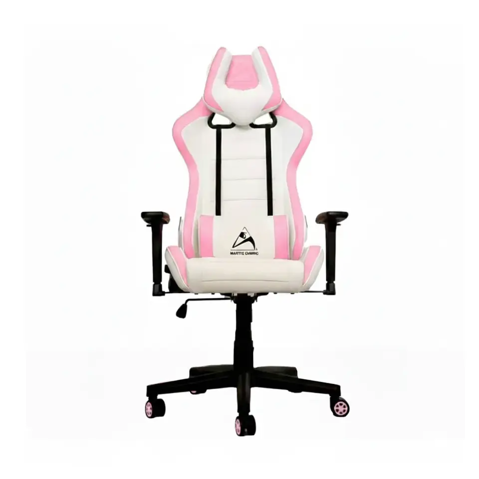 Silla Gamer Mantis Gaming Vulcan Pink, brazos 3D, Reclinable 180° 1