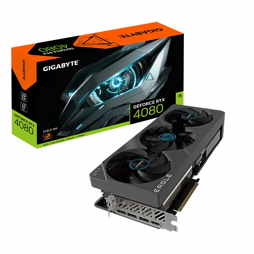 Tarjeta de video gráfica Gigabyte GeForce RTX 4080 16GB EAGLE 1