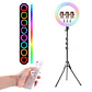 Aro Luz Led Multicolor Luz RGB, 45cm, incluye control, trípode y soportes - thumbnail 1