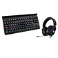 Kit Gamer 2 en 1 Kronos Pro (Teclado Mecánico Bluetooth RGB + Audífono Thunder 7.1 RGB) - thumbnail 1