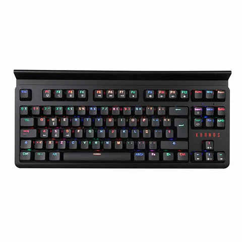 Kit Gamer 2 en 1 Kronos Pro (Teclado Mecánico Bluetooth RGB + Audífono Thunder 7.1 RGB)