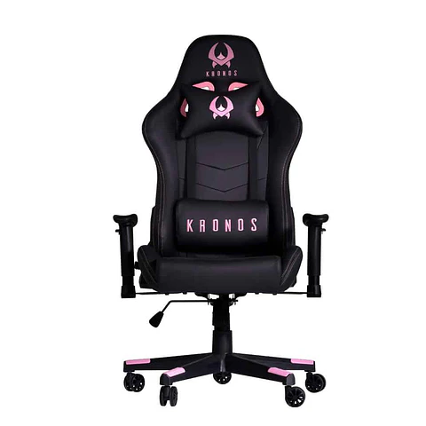 Silla de escritorio Profesional Kronos Hunter Light Gamer - Pink