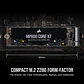Disco SSD Corsair M.2 NVMe 2TB MP600 CORE XT PCIe 4.0 (Gen4) - thumbnail 4