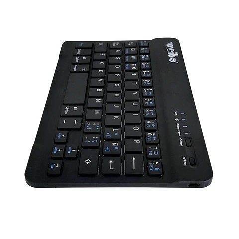 Teclado Bluetooth Inalámbrico Qwerty Recargable (Tablet, Pc, iOS, Android)