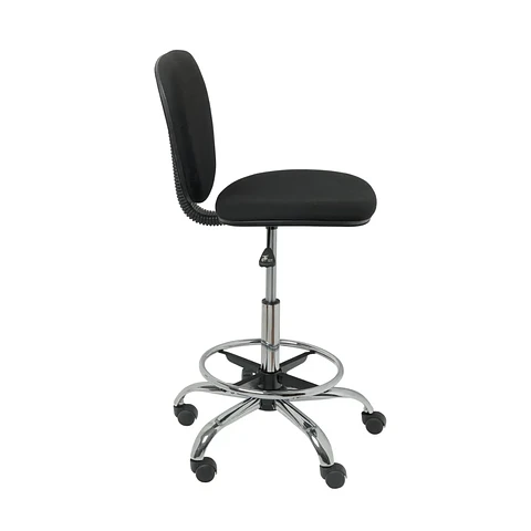 Silla Oficina Cajero Alta Vanto MAX Negro Sin Brazos Apoya Pies