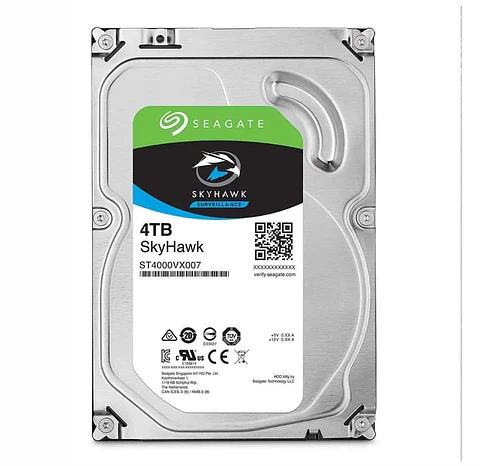 Disco duro interno Seagate Skyhawk 4TB, 3.5" -Surveillance