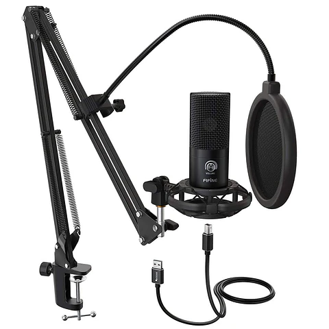 Kit Fifine Micrófono Podcasting - T669B