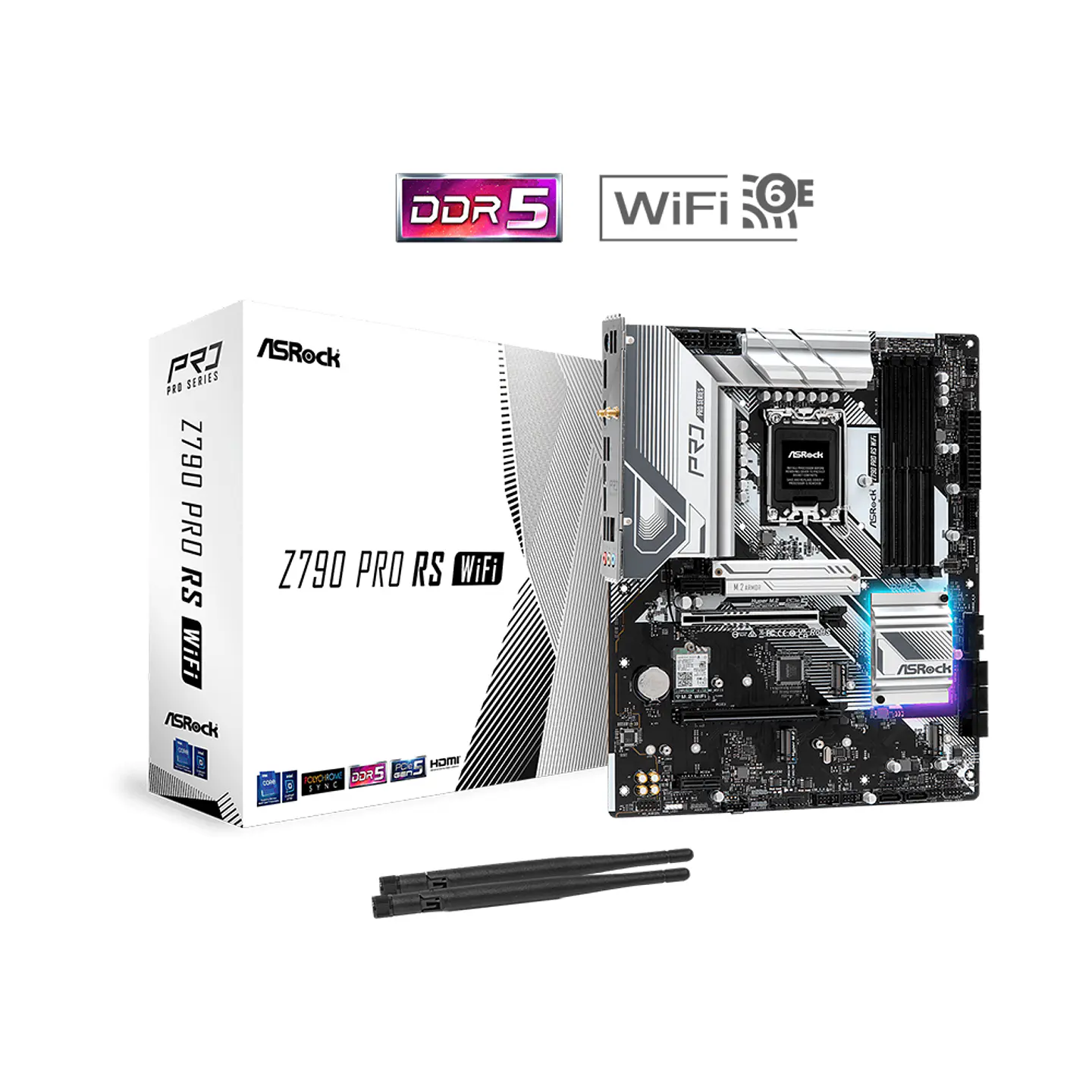Placa Madre ASRock Z790 PRO RS WIFI Intel LGA 1700 DDR5, ATX - OPEN BOX 1