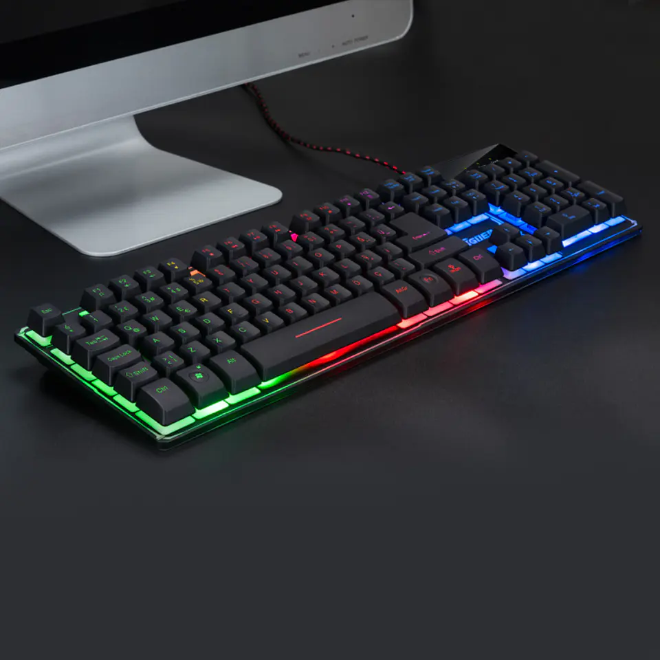 Teclado Gamer Retroiluminado ZYG-800 con función antihosting 5