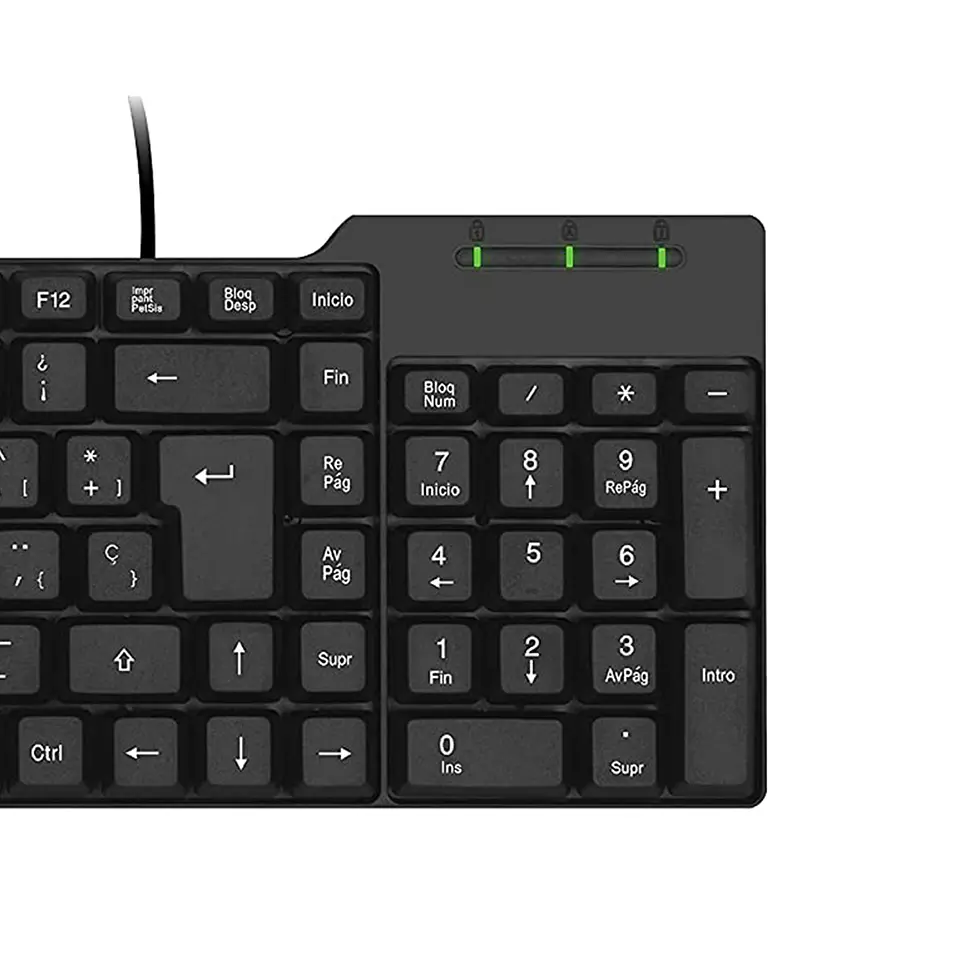 Teclado Silencioso Standar Ultra USB - UT0-K50UP 3