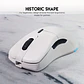 Mouse Inalámbrico Wireless Fantech Helios XD5 RGB 72gr White - thumbnail 2