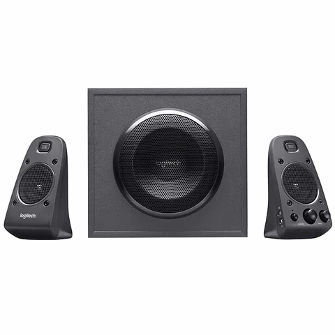 Subwoofer Logitech Z625 - entrada Óptica, 3.5mm o RCA, Powerful, Sonido 2.1, 400