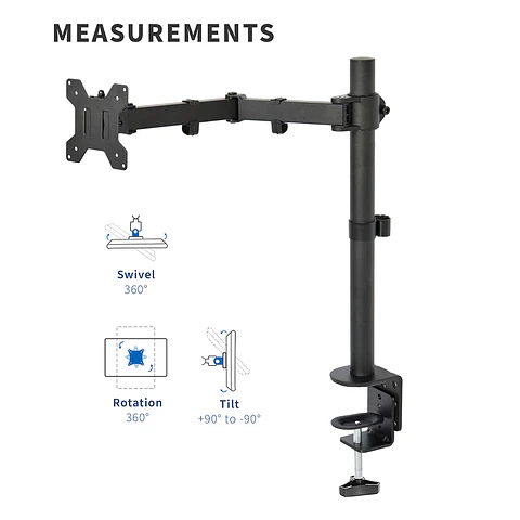Soporte De Mesa Para Tv/monitor De 13 A 27 Pulgadas / 10kg
