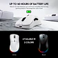 Mouse Inalámbrico Wireless Fantech Helios XD5 RGB 72gr White - thumbnail 4