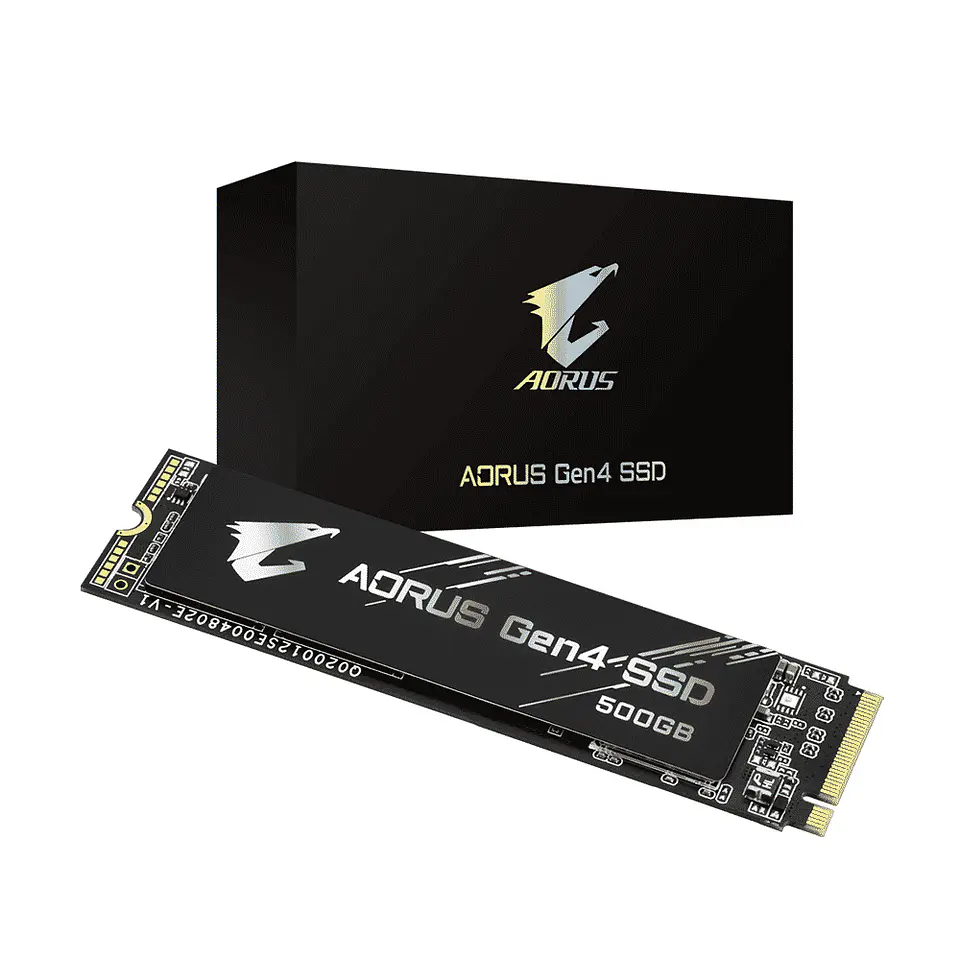 Disco Sólido SSD Gigabyte AORUS Gen4 - 500GB (NVMe, Gen4, 5000/2500 MB/s) 1