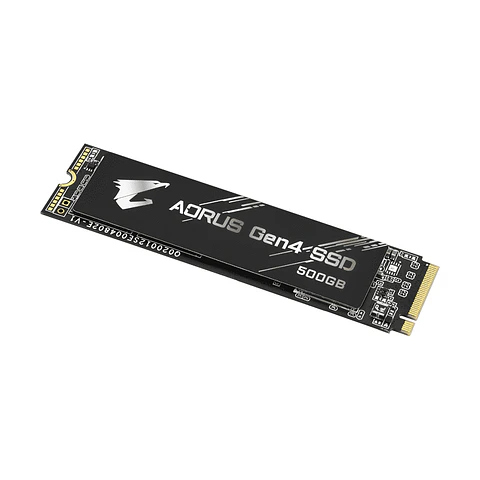 Disco Sólido SSD Gigabyte AORUS Gen4 - 500GB (NVMe, Gen4, 5000/2500 MB/s)