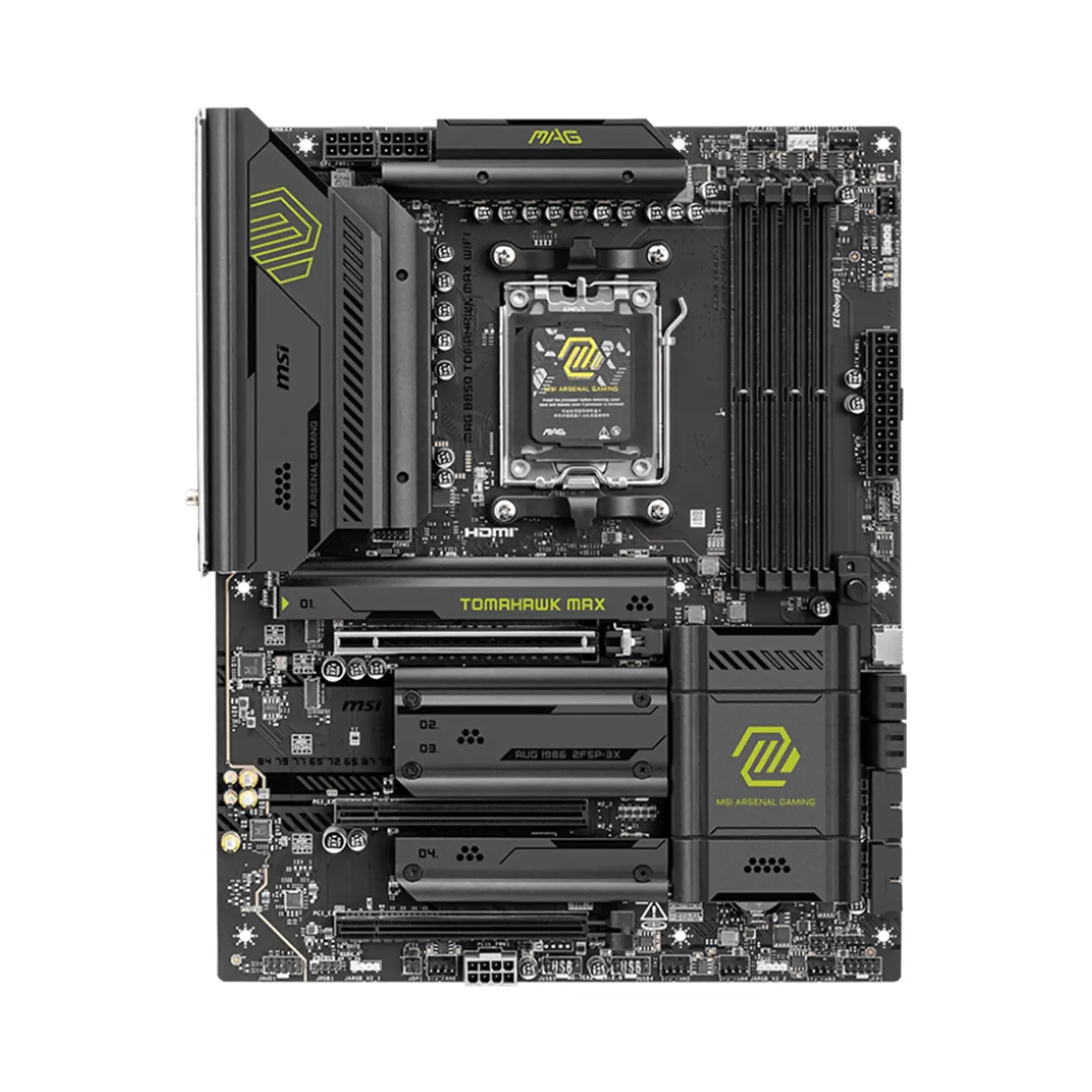 Placa Madre MSI MAG B850 TOMAHAWK MAX WIFI, AM5, Wi-Fi7, ATX 1