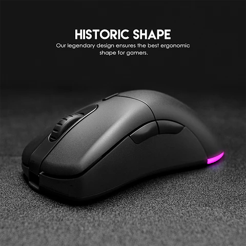 Mouse Inalámbrico Wireless Fantech Helios XD5 RGB 72gr Black