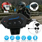 Audifonos Bluetooth Intercomunicador para casco de moto, resistentes al agua - thumbnail 1