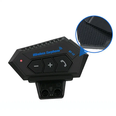 Audifonos Bluetooth Intercomunicador para casco de moto, resistentes al agua