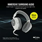 Audífonos Corsair HS55 Wireless, BT, Audio 7.1, USB, White - thumbnail 7
