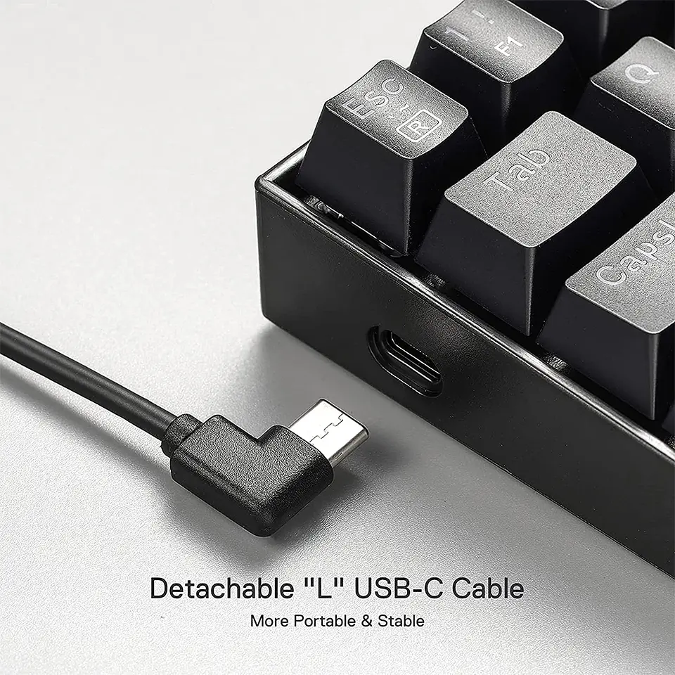 Teclado Mecánico 60% Redragon Dragonborn - Switch Blue RGB 3