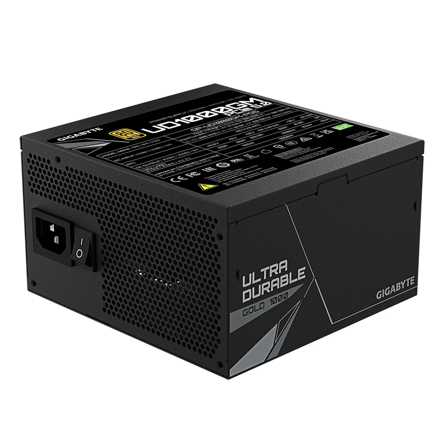 Fuente de Poder 1000W Gigabyte GP-UD1000GM PG5, 80 PLUS Gold, Full Modular 5