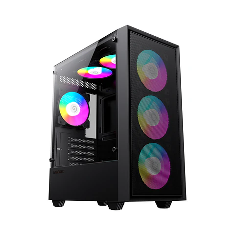 Gabinete Gamemax Storm Black mATX, Vidrio Lateral, 1 cooler