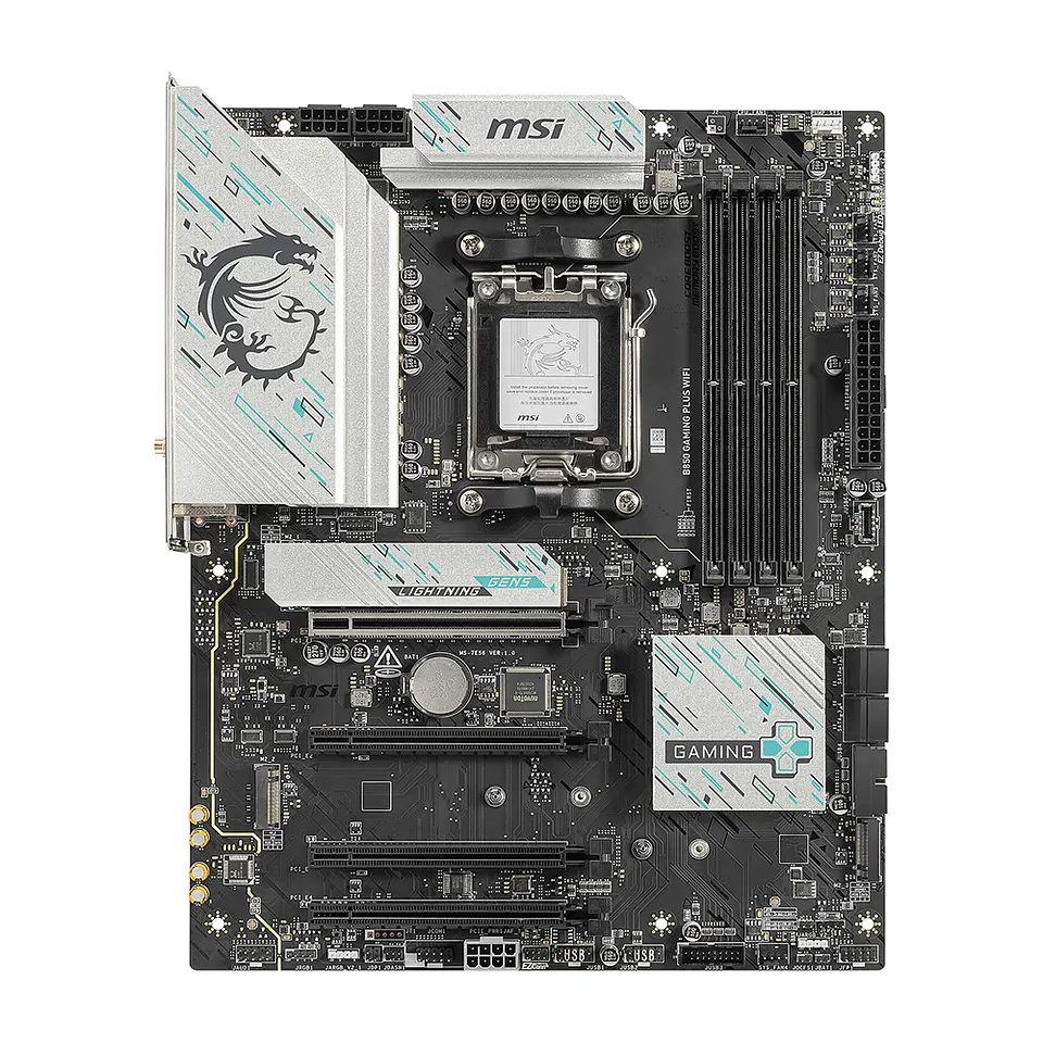 Placa Madre MSI B850 Gaming Plus Wifi, AM5, 4x DDR5, Wi-Fi 7 2