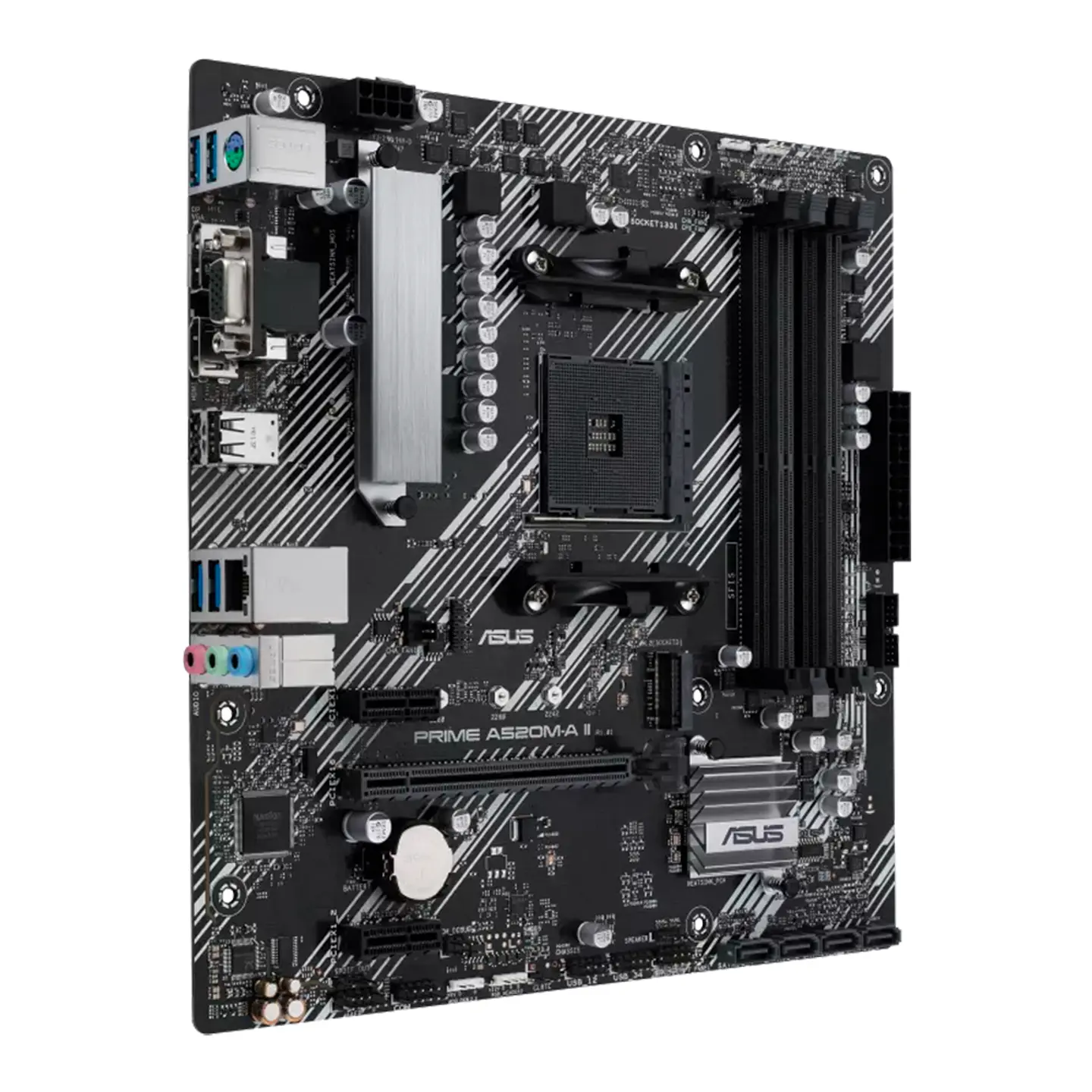 Placa Madre Asus Prime A520M-A II/CSM (AM4, DDR4 2133/4800MHz, M.2, microATX) 3