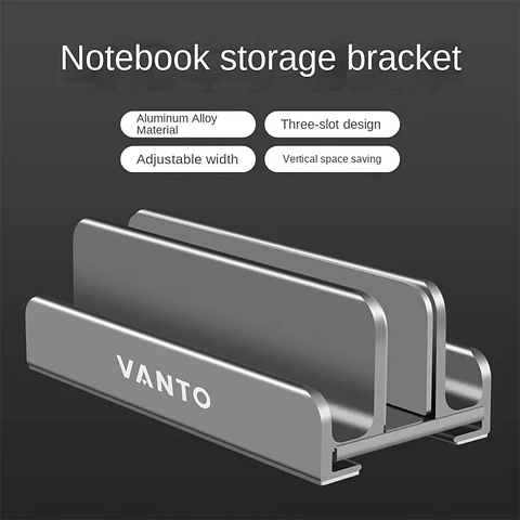 Soporte Base Vertical Acero Para Mac Macbook Notebook Vanto